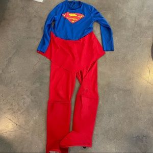 Supergirl onesie Halloween costume girls medium super hero